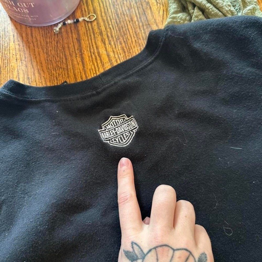 Harley Davidson long sleeve tee #bikerstyle true vintage and y2k - Picture 7 of 7